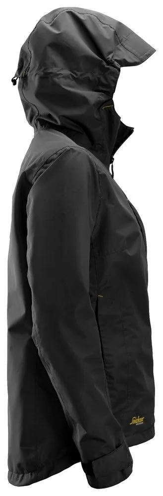 Snickers 1367 AllroundWork, Women's Waterproof Shell Jacket - Black