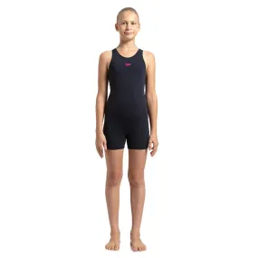 Speedo Girl's Essential Endurance+ Legsuit (True Navy/Electric Pink)