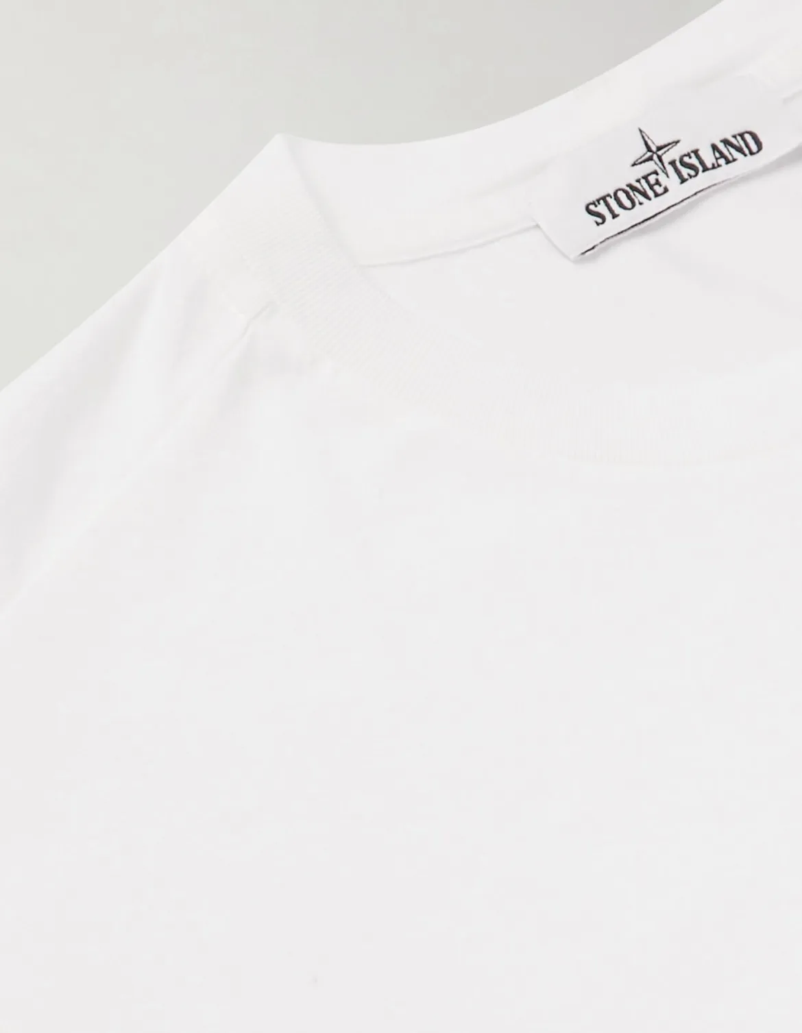 STONE ISLAND  |Plain Cotton Logo T-Shirts