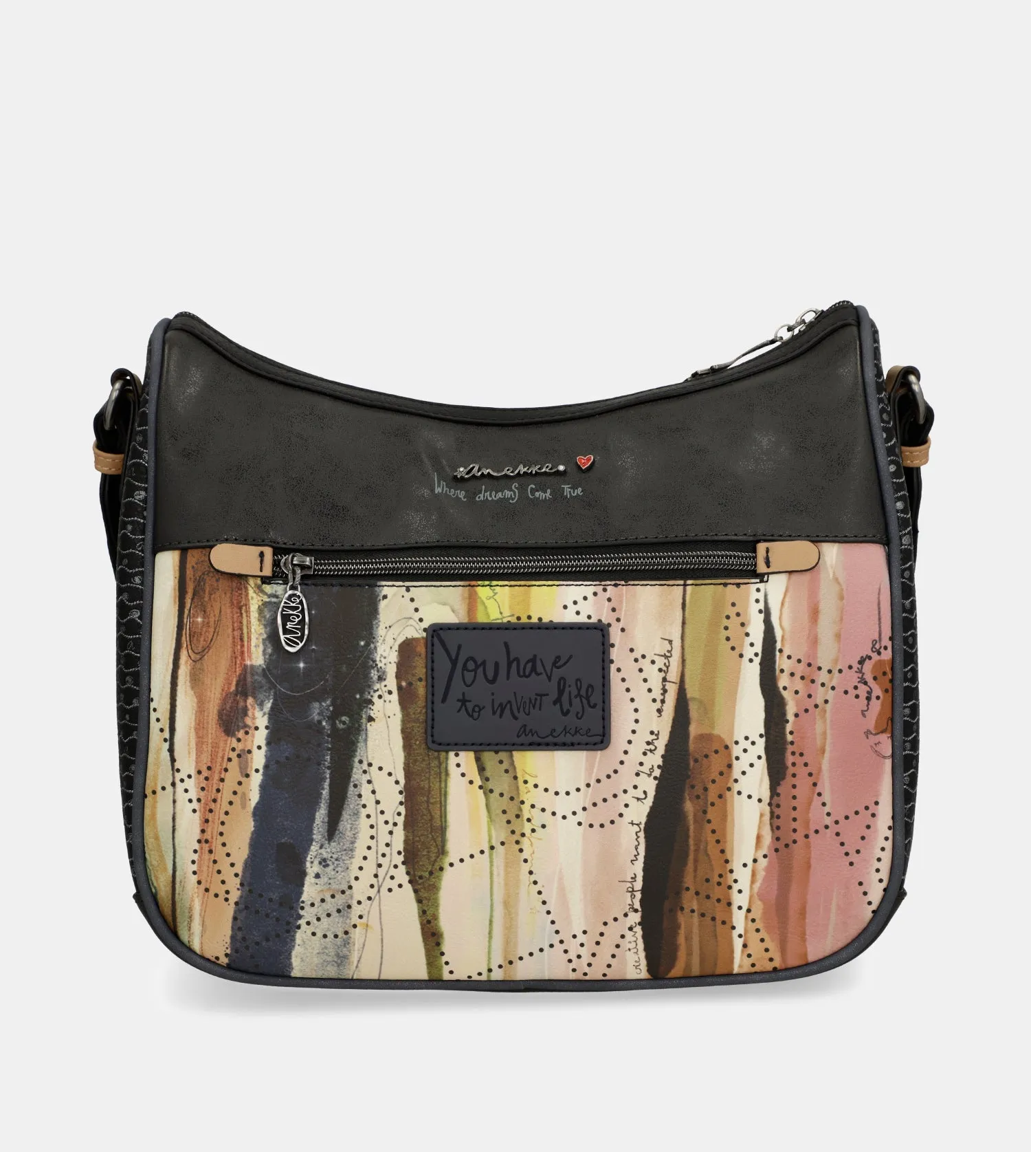 Studio navy blue large crossbody bag