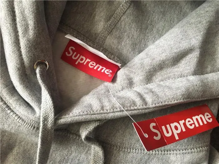 Supreme Box Logo Hoodie Grey