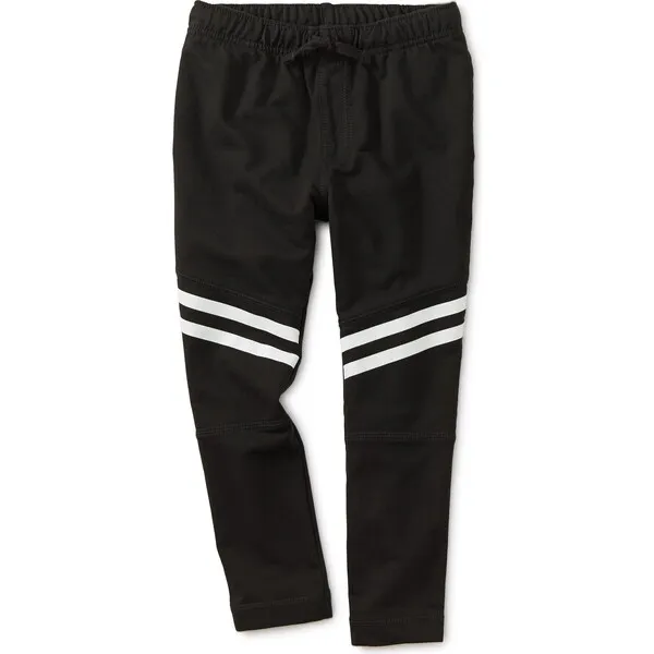 Tea Collection Speedy Striped Play Pants, Jet Black