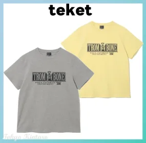 teket  |Unisex Street Style Short Sleeves Logo T-Shirts