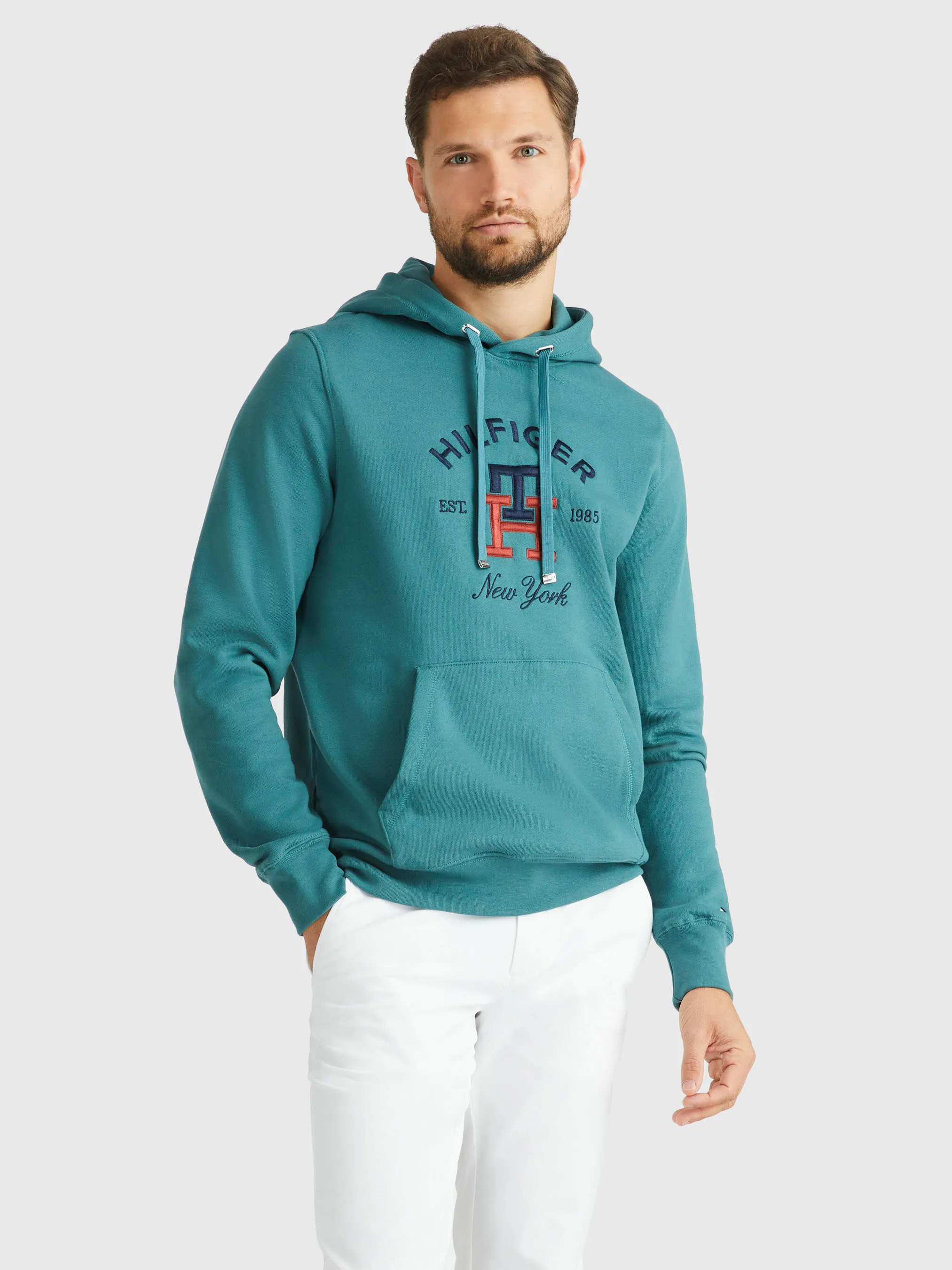 TH Monogram Embroidery Hoodie | Sweatshirts & Hoodies | Tommy Hilfiger