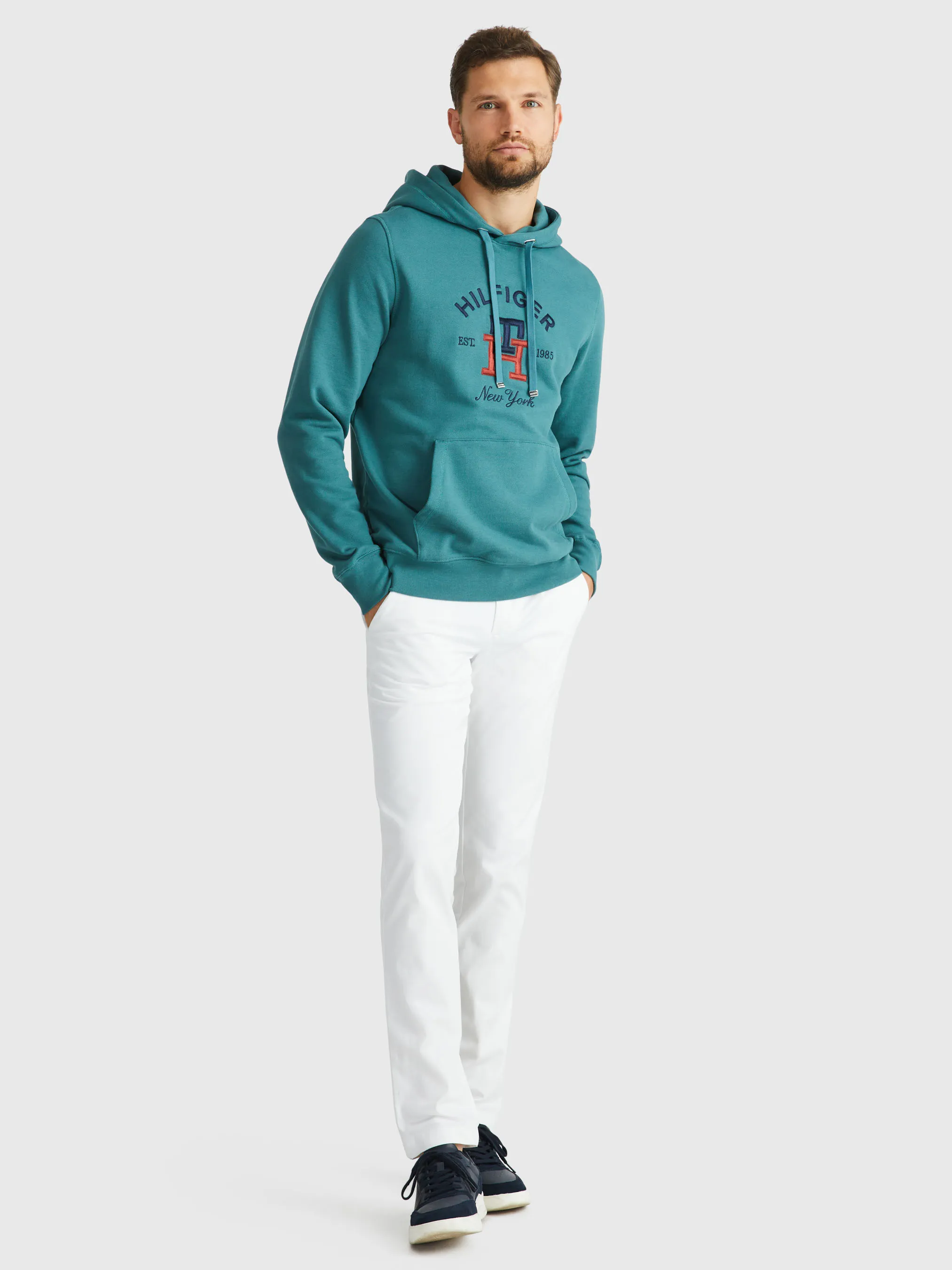 TH Monogram Embroidery Hoodie | Sweatshirts & Hoodies | Tommy Hilfiger