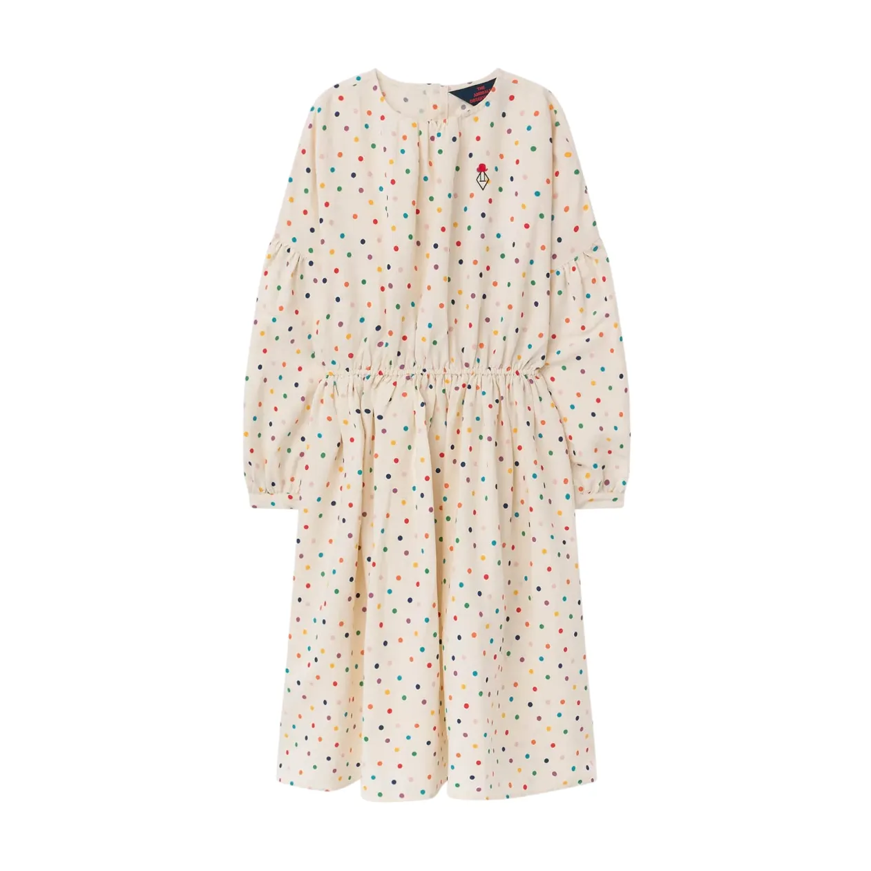 The Animals Observatory Polka Dot Linen Dress