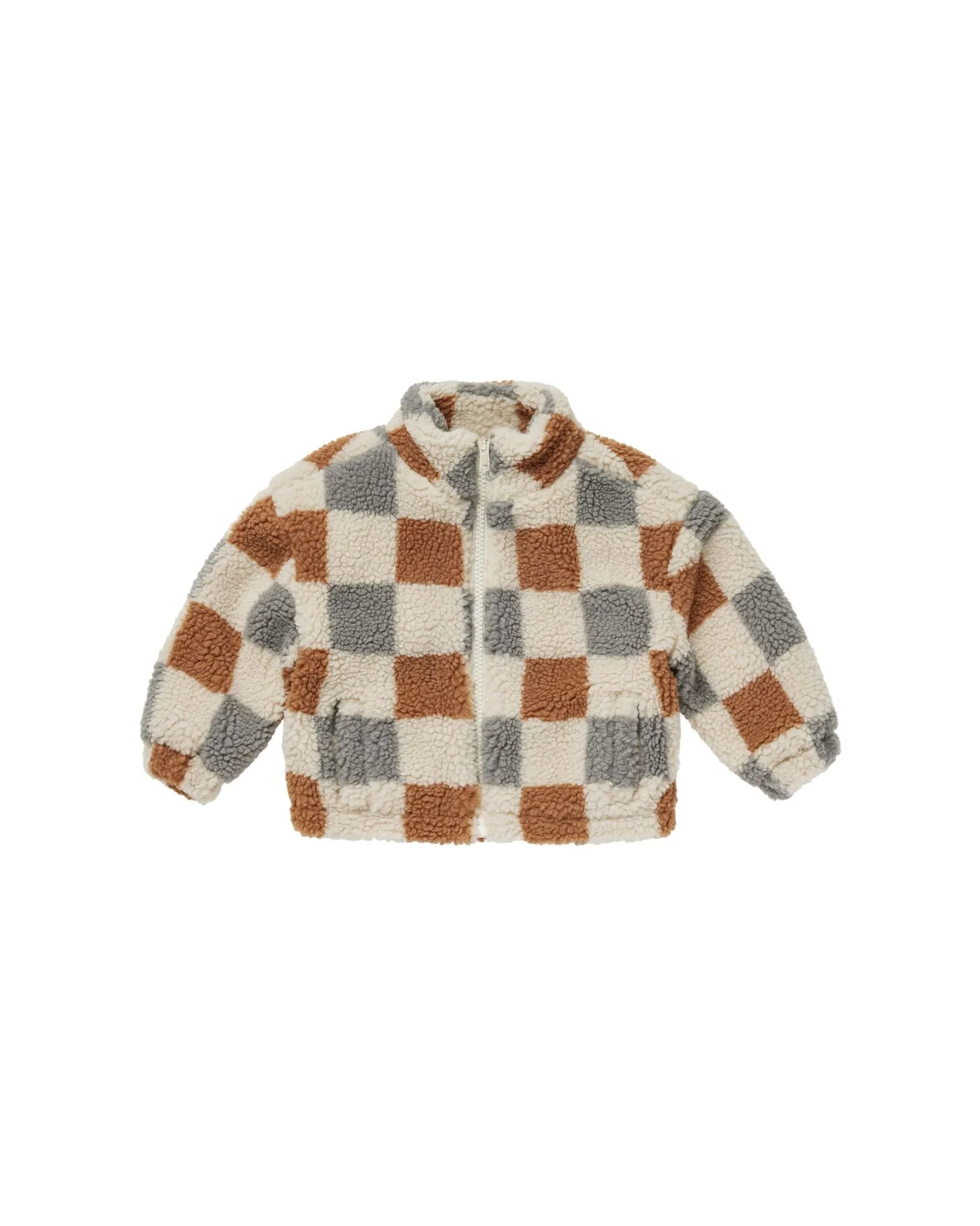 The Coco Jacket by Rylee + Cru - Shearling Check - BABY