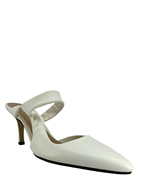 The Row Gala Twist Leather Mule Pumps Size 6.5