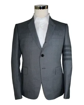 Thom Browne Sport Coat Medium Gray 4 Bar Design EU 52 / US 42