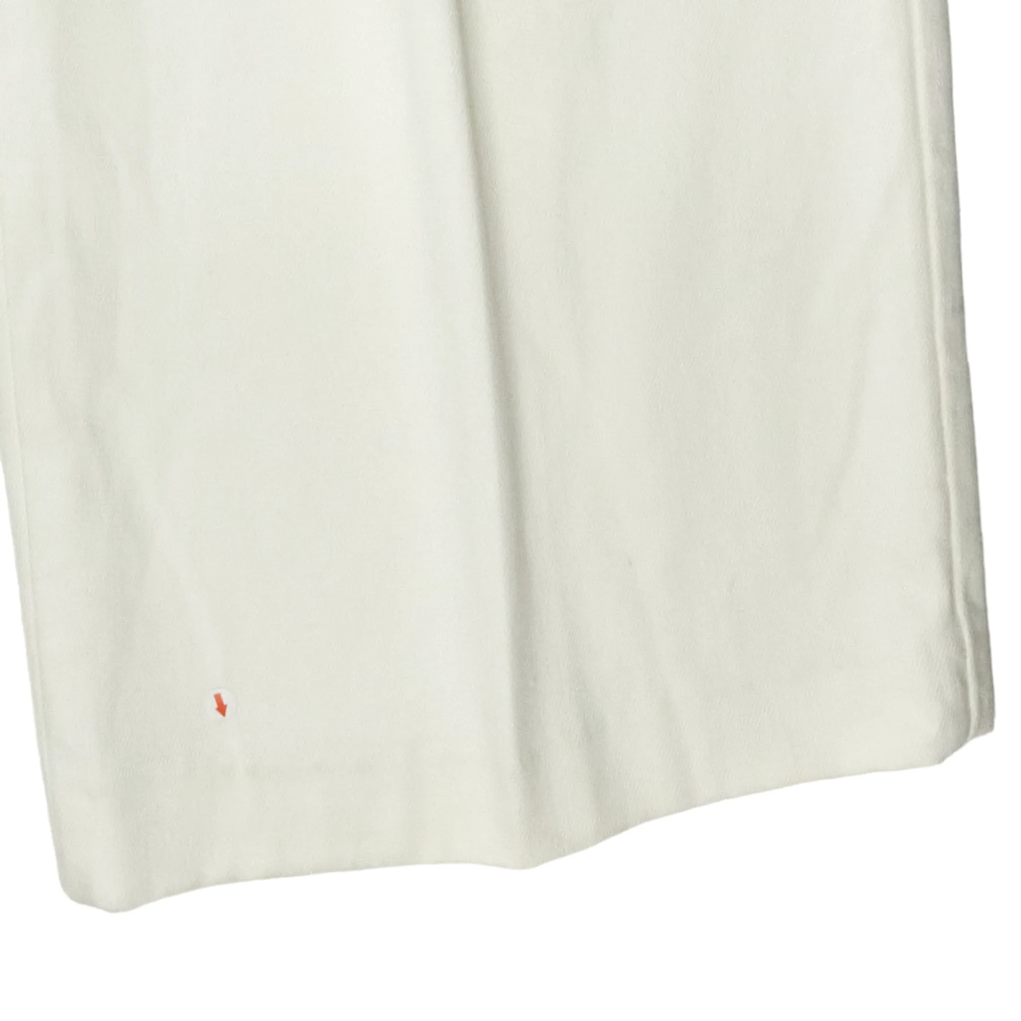 Tommy Hilfiger White Wide Leg Pleated Jeans