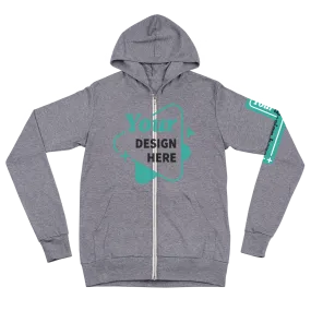 Unisex Lightweight Zip Hoodie | Bella + Canvas 3939