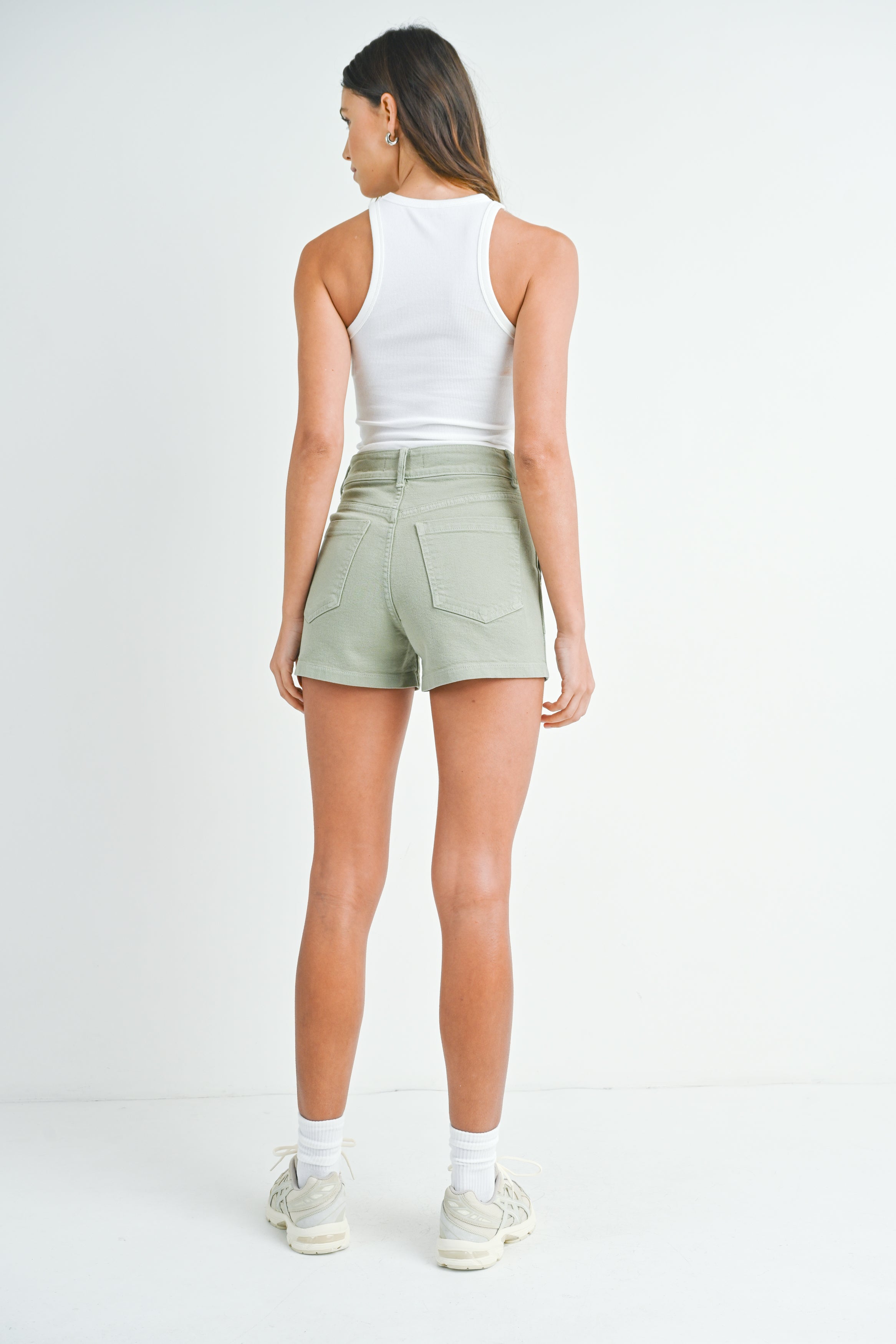 Utility Cargo Shorts Lt Olive