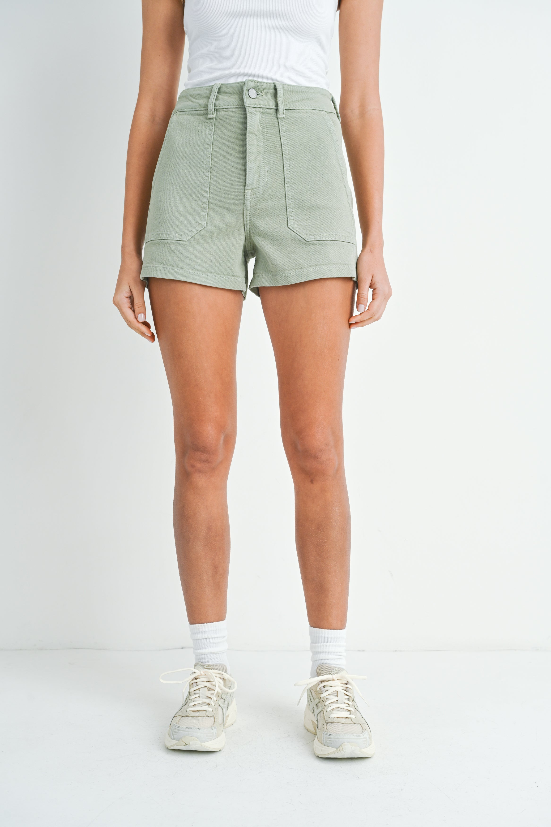 Utility Cargo Shorts Lt Olive