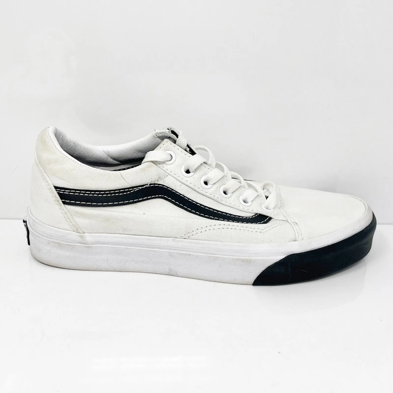 Vans Unisex Off The Wall 721356 White Casual Shoes Sneakers Size M 6 W 7.5