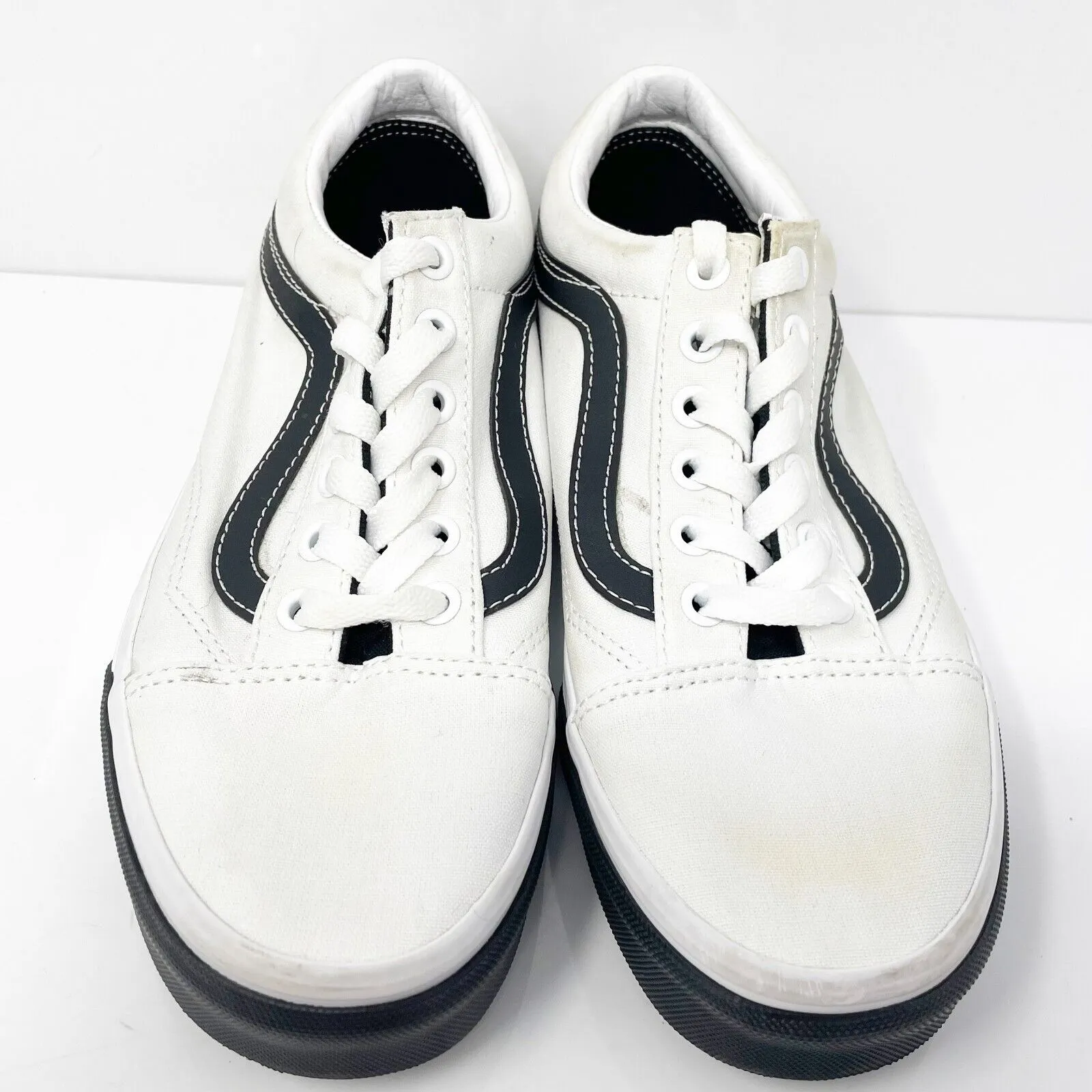 Vans Unisex Off The Wall 721356 White Casual Shoes Sneakers Size M 6 W 7.5