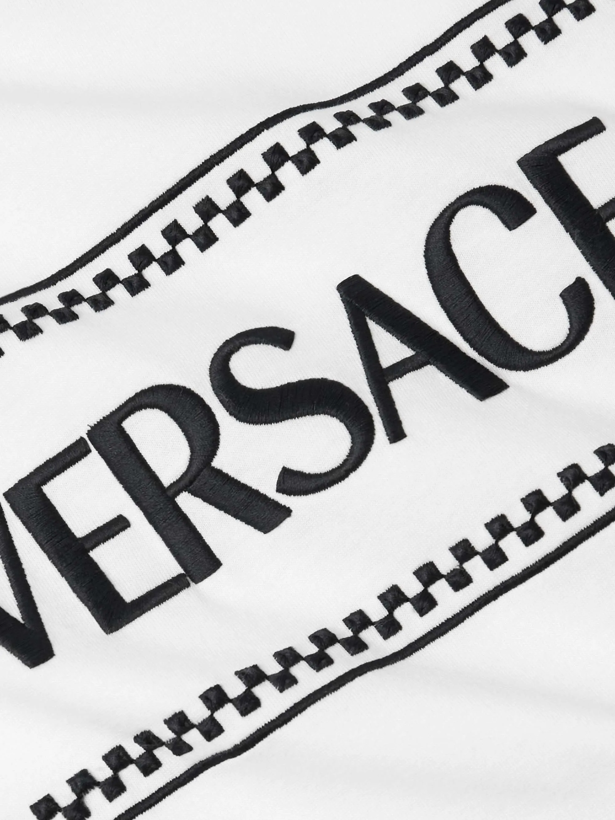 VERSACE  |Cotton Short Sleeves Logo Luxury T-Shirts