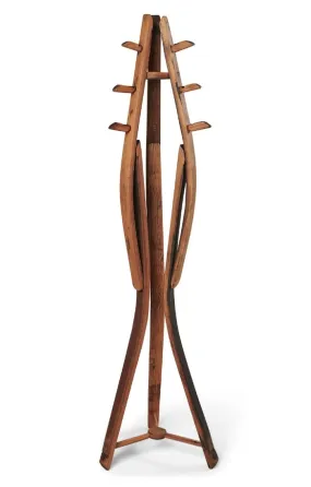 Whisky Barrel Coat Stand