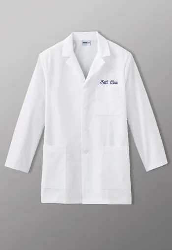 White Swan META - Fundamentals 34'' Men's Lab Coat. 15007