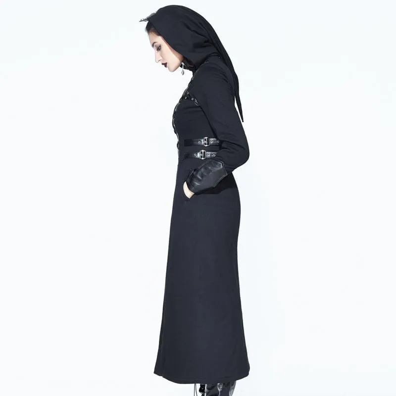 Women's Military Style Goth Coat