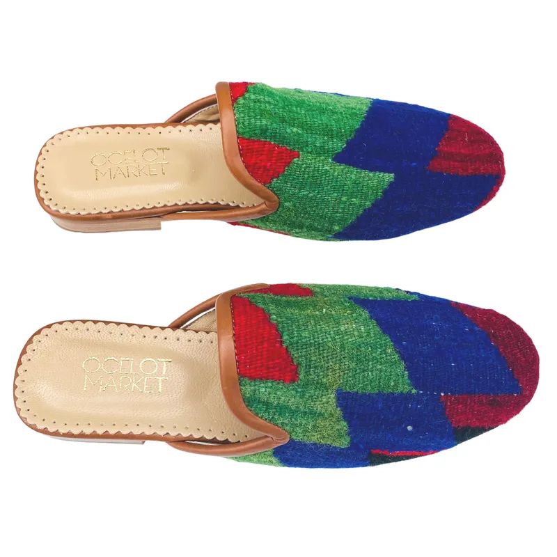 Women's Turkish Kilim Mule 9