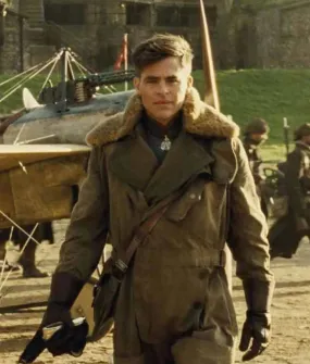 Wonder Woman Chris Pine Coat - Movies Men Coat