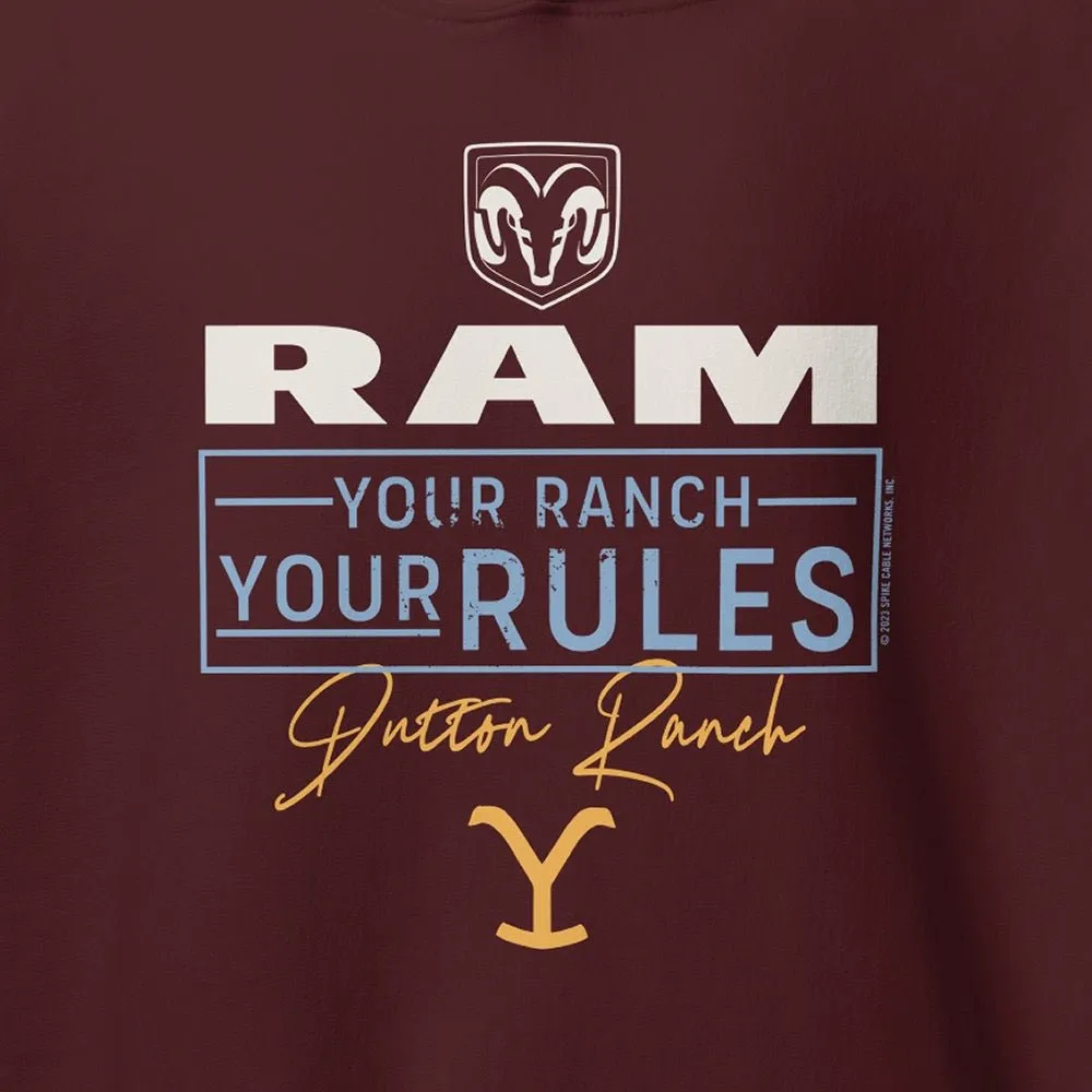 Yellowstone x Ram Your Ranch Your Rules Hoodie